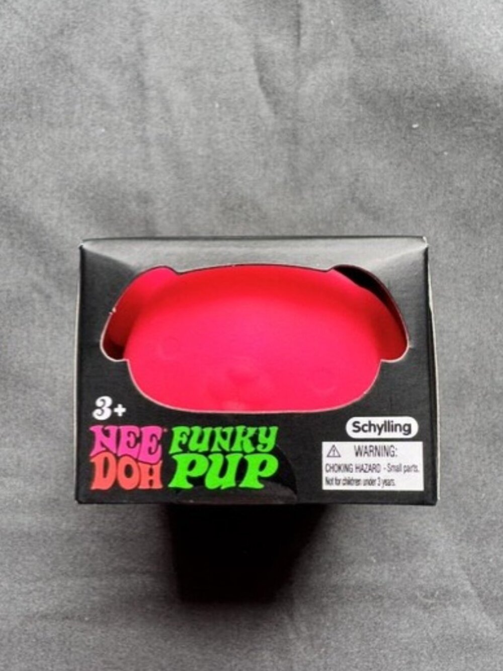 Nee Doh Needoh Funky Pup Pink Squeeze Ball Super Squish